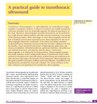 Image of A practical guide to transthoracic ultrasound