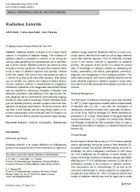 Image of Radiation Enteritis