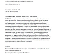 Image of Augmentation Rhinoplasty with Dermofat Graft