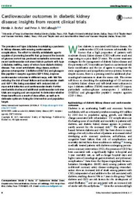 Image of Cardiovascular outcomes in diabetic kidney disease: insights from recent clinical trials