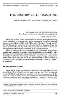 Image of The History of ultrasound