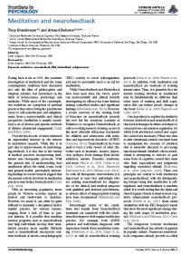 Image of Meditation and neurofeedback