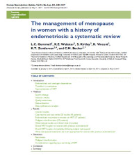 Image of The management of menopause in women with a history of endometriosis: a systematic review