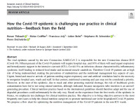 Image of How the Covid-19 epidemic is challenging our practice in clinical nutrition—feedback from the field