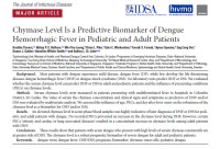 Image of Chymase Level Is a Predictive Biomarker of Dengue Hemorrhagic Fever in Pediatric and Adult Patients