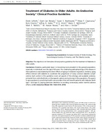 Image of Treatment of Diabetes in Older Adults: An Endocrine Society* Clinical Practice Guideline