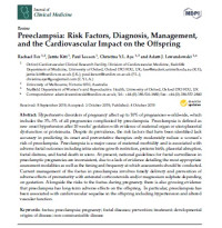 Image of Preeclampsia: Risk Factors, Diagnosis, Management, and the Cardiovascular Impact on the Offspring