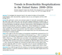 Image of Trends in Bronchiolitis Hospitalizations in the United States: 2000–2016