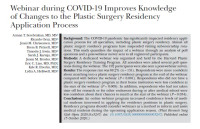 Image of Webinar during COVID-19 Improves Knowledge of Changes to the Plastic Surgery Residency Application Process