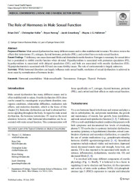 Image of The Role of Hormones in Male Sexual Function
