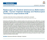 Image of Radiosurgery for Cerebral Arteriovenous Malformation (AVM) : Current Treatment Strategy and Radiosurgical Technique for Large Cerebral AVM