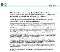 Image of Short- and long-term cognitive effects of deep brain stimulation in the caudal zona incerta versus best medical treatment in patients with Parkinson’s disease