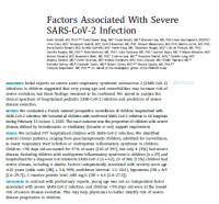 Image of Factors Associated With Severe SARS-CoV-2 Infection