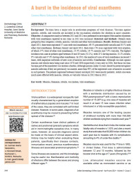 Image of A burst in the incidence of viral exanthems