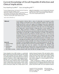 Image of Current Knowledge of Occult Hepatitis B Infection and Clinical Implications