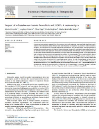 Image of Impact of erdosteine on chronic bronchitis and COPD: A meta-analysis