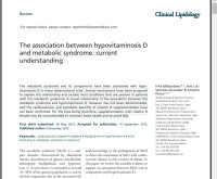 Image of The Association between hypovitaminosis D and metabolic syndrome