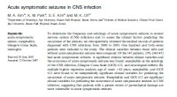 Image of Acute symptomatic seizures in CNS infection