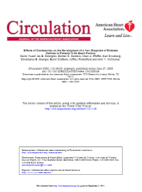 Image of Effects of Candesartan on the Development of a New Diagnosis of Diabetes Mellitus in Patients With Heart Failure