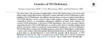 Image of Genetics of NO Deficiency