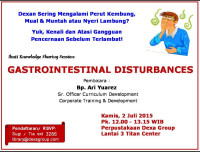 Image of Knowledge Sharing Session : Gastrointestinal Disturbances