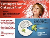 Image of Knowledge Sharing Session : Pentingnya Nutrisi Otak pada Anak