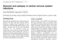 Image of Seizures and epilepsy in central nervous system infections