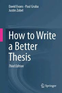 Image of How to Write a Better Thesis