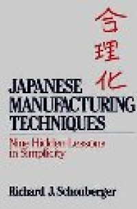 Image of Japanese Manufacturing Techniques: Nine Hidden Lessons in Simplicity