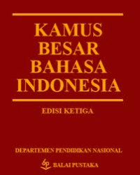 Image of Kamus Besar Bahasa Indonesia Ed. 3