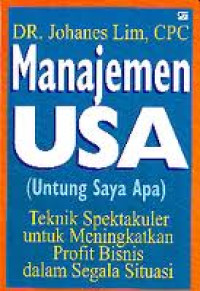 Image of Manajemen USA (Untung Saya Apa)