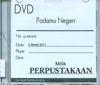 Image of DVD Padamu Negeri