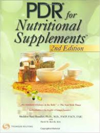 Image of PDR for Nutritional Supplements, 2nd Ed