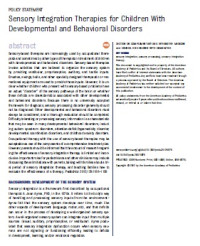 Image of Sensory-Processing Disorder in Children With Cochlear Implants