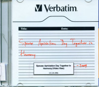 Image of DVD Spouse Apriciation Day Together in Harmony