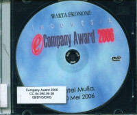 Image of DVD Indonesia Company Award 2006 - Warta Ekonomi
